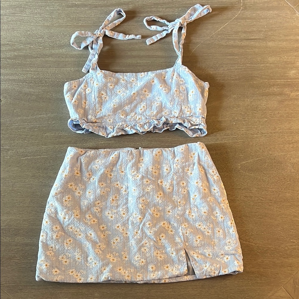 Altar'd State Blue and White Elegant Ensemble